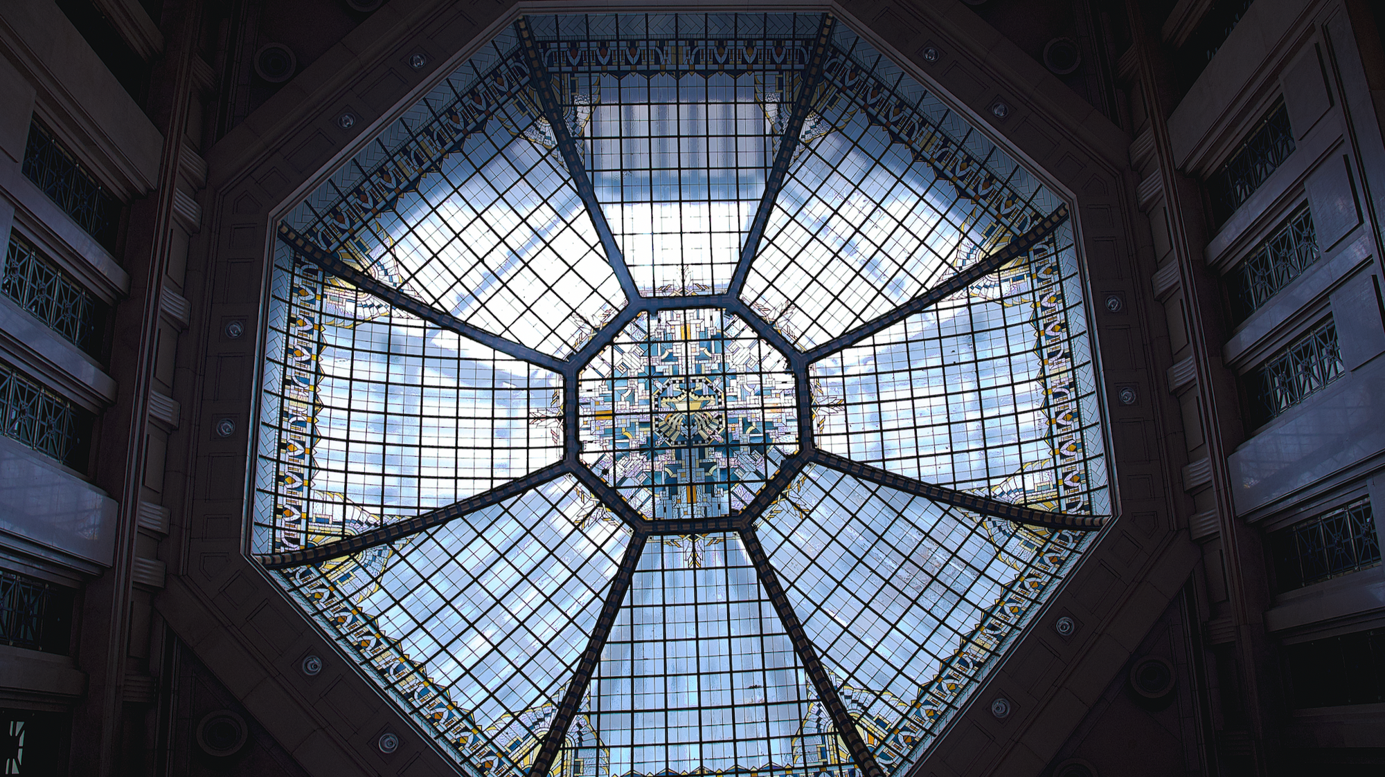 Barcelona, Architecture in Spain, Beautiful Ceiling in Barcelona